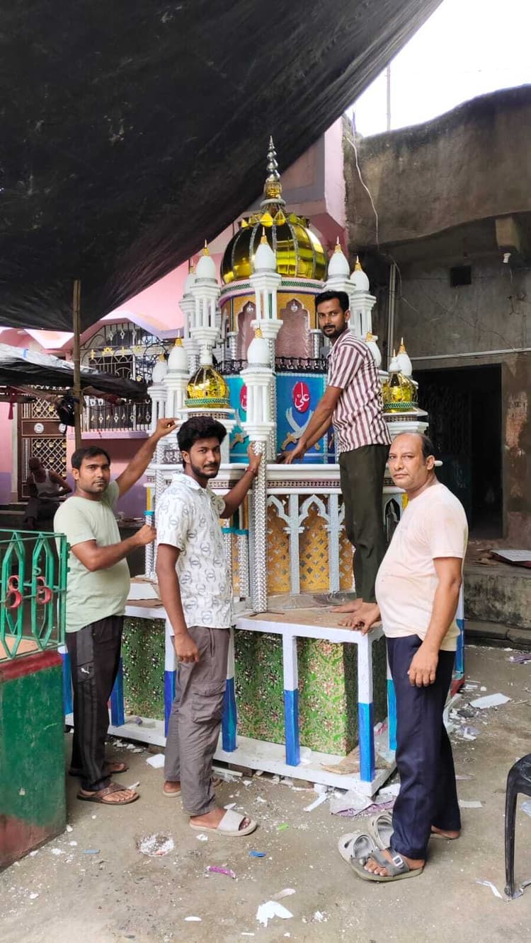 तीनपहाड़ में चेहल्लुम को लेकर सारी तैयारी पूरी