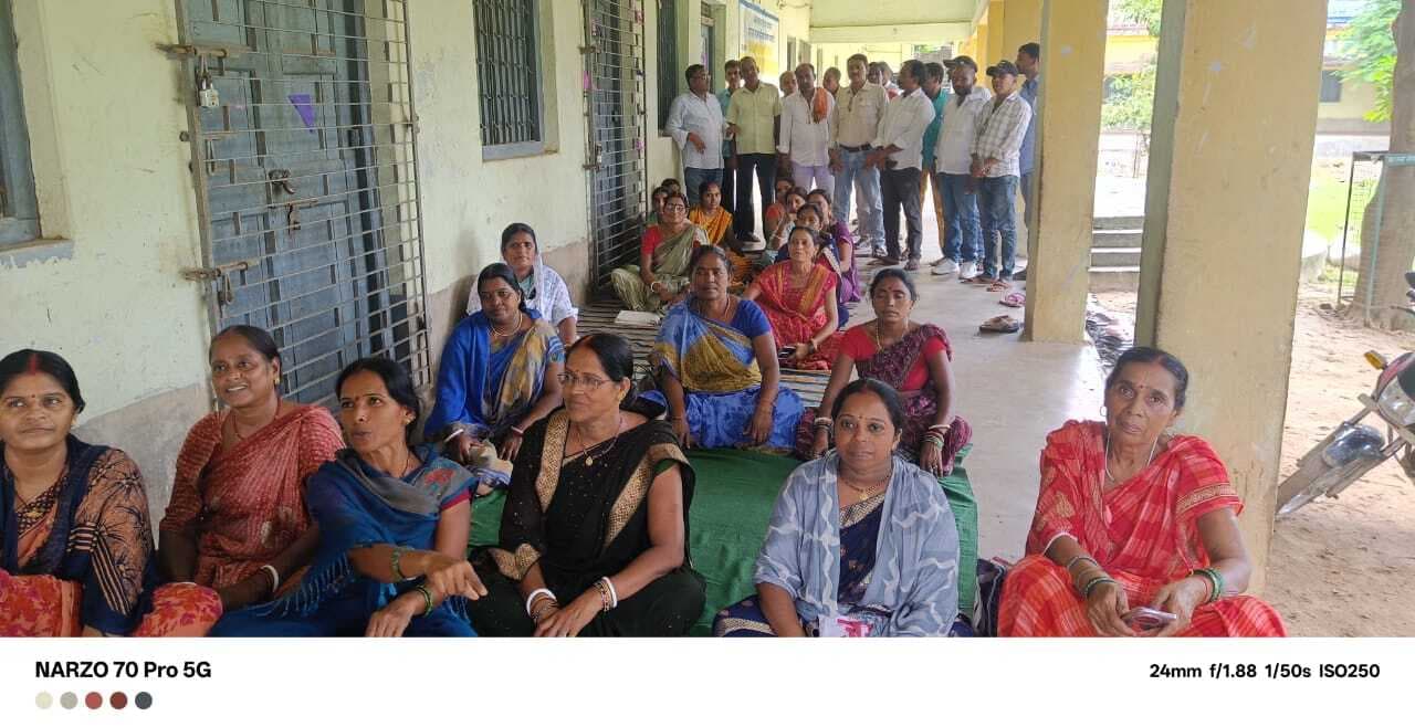 आंगनबाड़ी कर्मचारी यूनियन की हुई बैठक