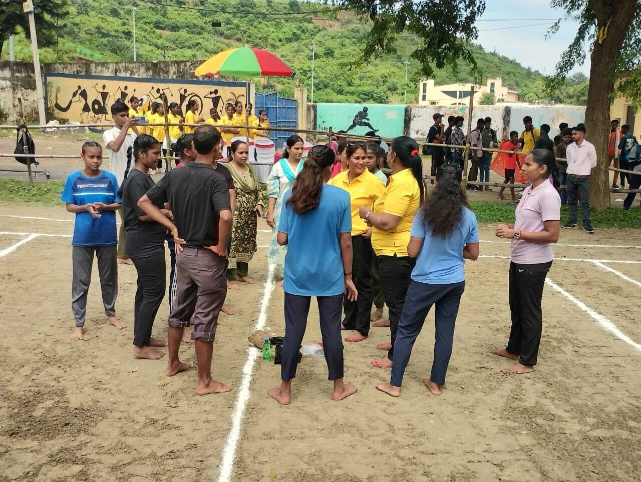 प्रखंडस्तरीय अंडर 14 में किशन प्रसाद मध्य विद्यालय कबड्डी चैंपियन