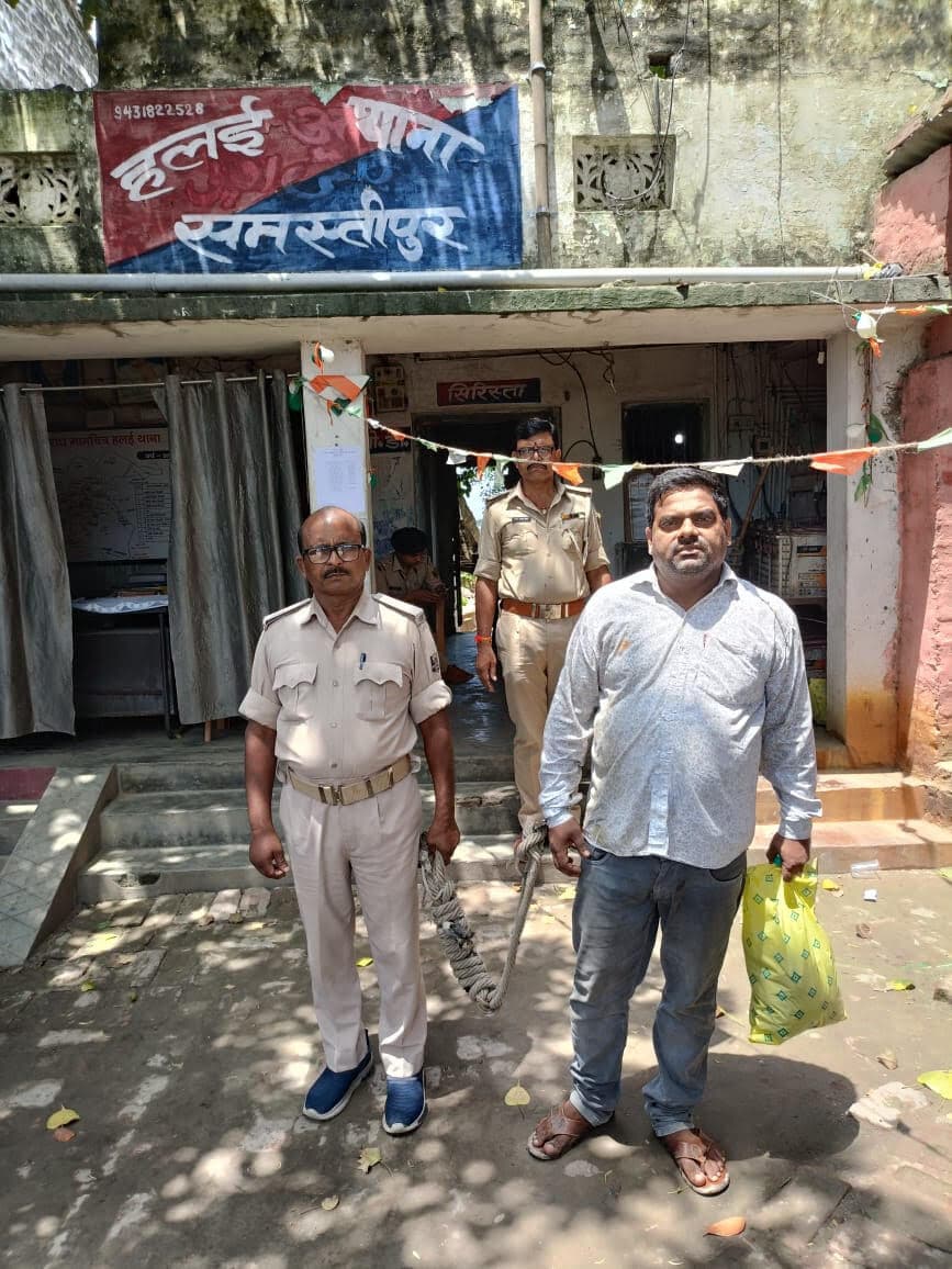 Samastipur News:मारपीट व रंगदारी मांगने के मामले में गिरफ्तार