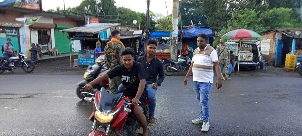 30 वाहनों से 24 हजार 500 रुपये वसूला गया जुर्माना