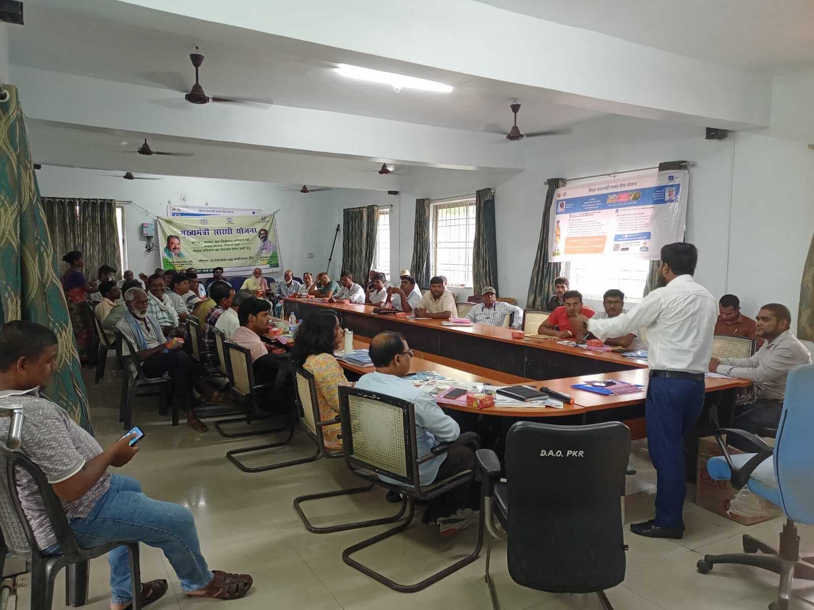 कर्मशाला में केंद्र व राज्य की योजनाओं से अवगत हुए किसान