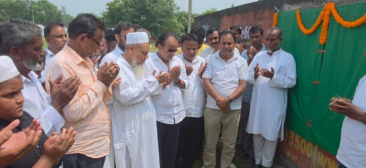 मंत्री ने माइनॉरिटी हॉस्टल का किया शिलान्यास