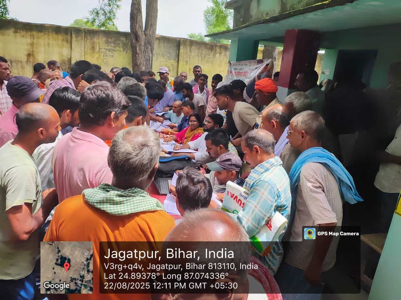 राजस्व महा अभियान के तहत भेलाय पंचायत में प्रथम शिविर का हुआ आयोजन