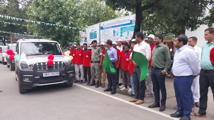आपदा नहीं पड़ेगी भारी, जब रहेगी पूरी तैयारी, प्रचार वाहन रवाना