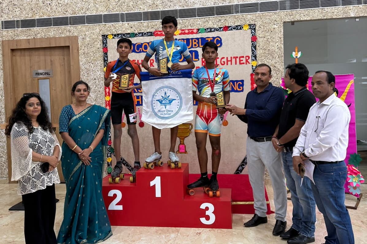 सीबीएसई ईस्ट जोन रोलर स्केटिंग में शहर के युवाओं का रहा जलवा