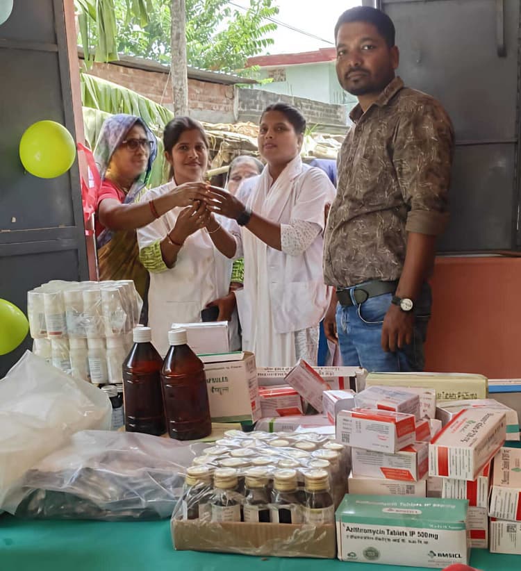 शेखपुरा व रघुनाथपुर उत्तर में उप स्वास्थ्य केंद्र का हुआ उद्घाटन