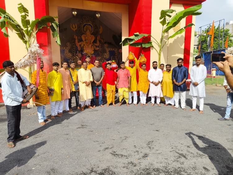 रेलवे मैदान में 27वां गणपति महोत्सव धूमधाम से शुरू