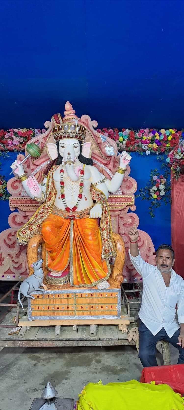 Motihari: वोकल फॉर लोकल की तर्ज पर मनाया जा रहा है गणेशोत्सव