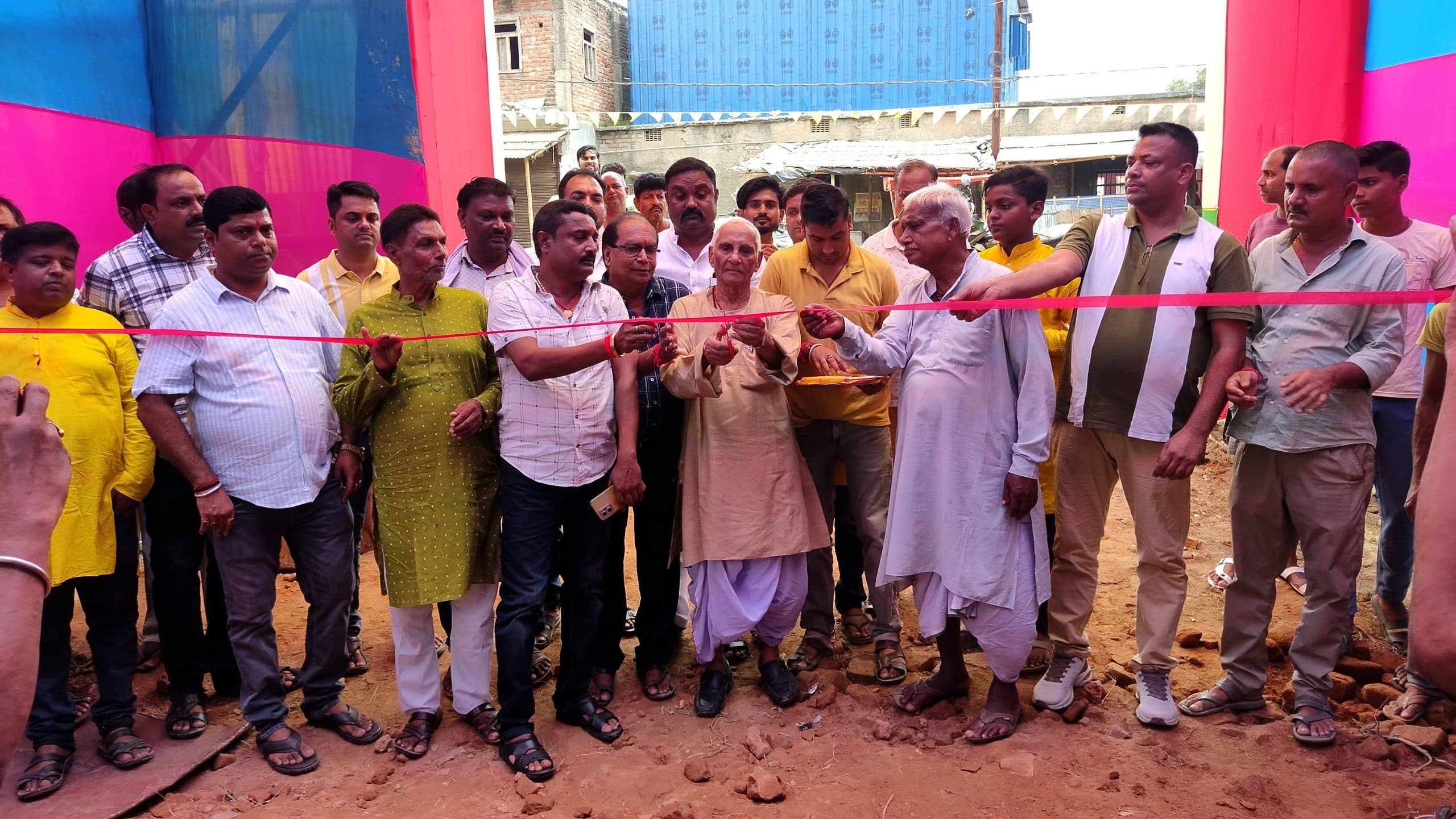 विनोबा मैदान में पांच दिवसीय गणेश महोत्सव का शुभारंभ