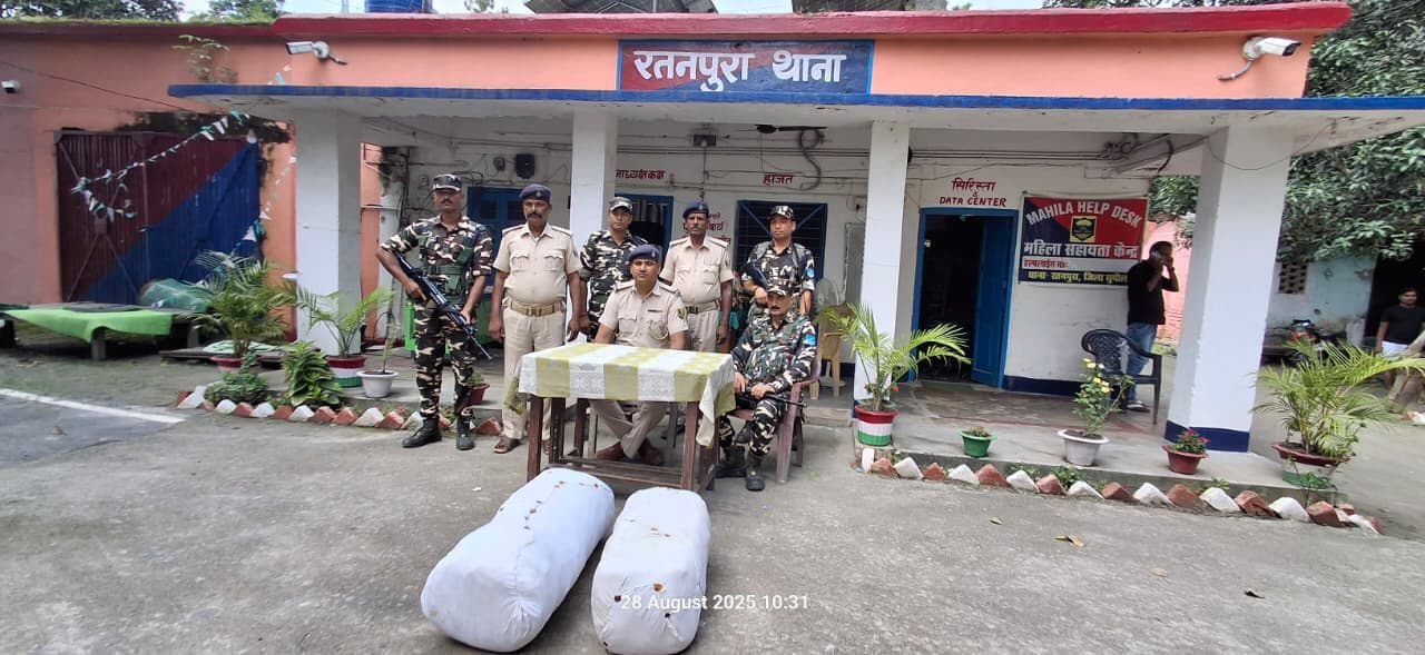 रतनपुरा थाना क्षेत्र से 70 किलोग्राम गांजा बरामद