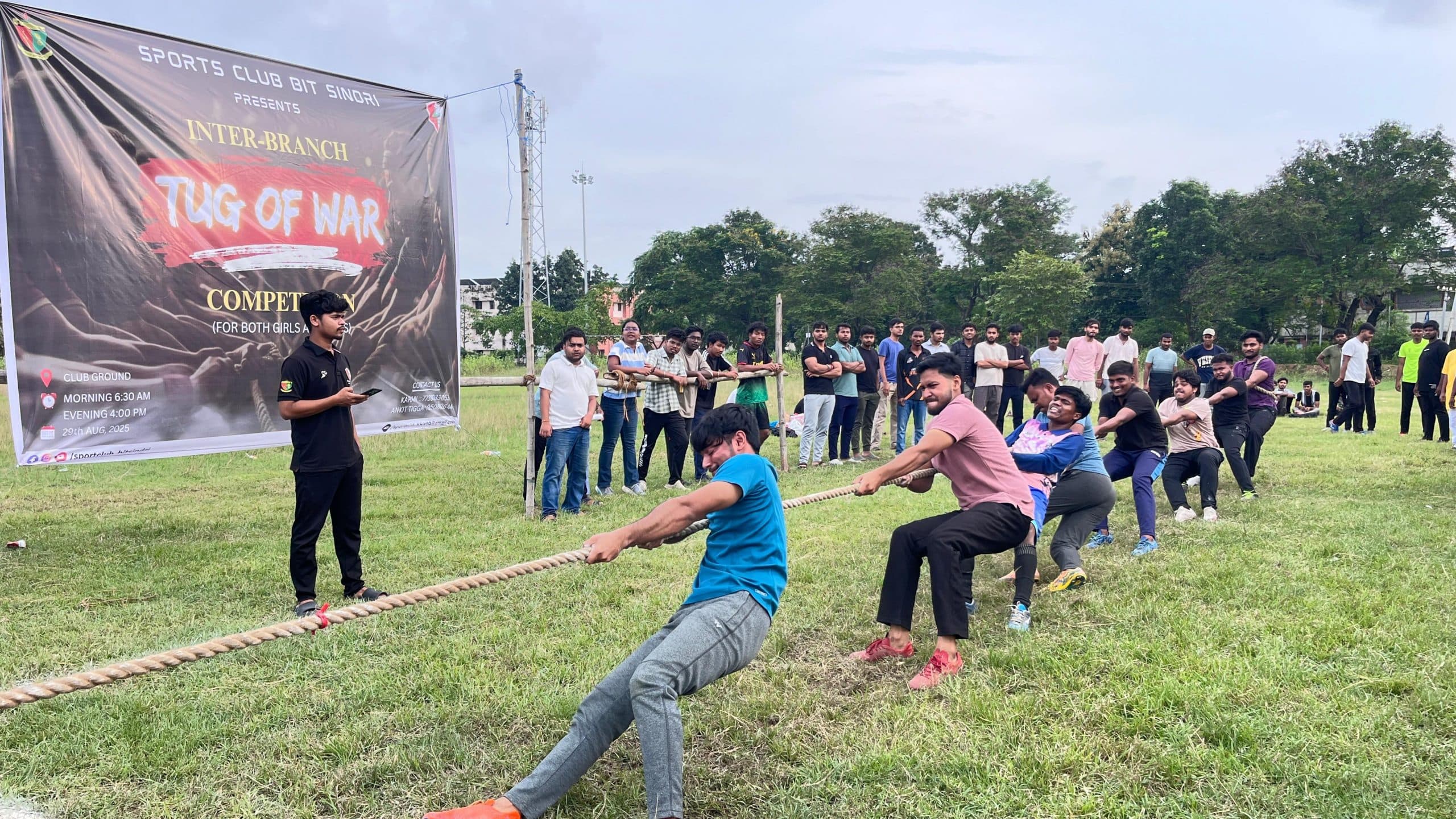 Dhanbad News : बीआइटी : रस्साकशी में पीइ ने सीएस व सीइ ने इसीइ को हराया