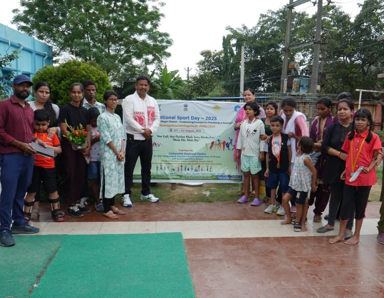 सीआरसी में नेशनल स्पोर्ट्स डे 2025 का शुभारंभ