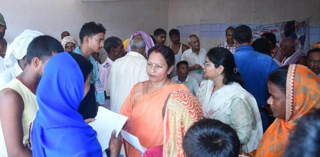 गचिया में राजस्व महाअभियान के तहत लगा शिविर, 167 आवेदन हुए प्राप्त