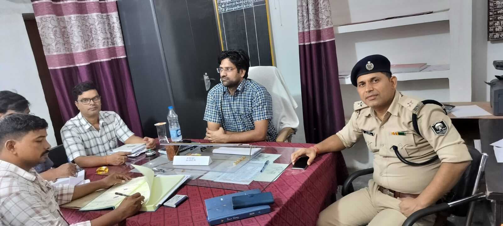 रौटा थाना में जनता दरबार में मामलों का हुआ निष्पादन
