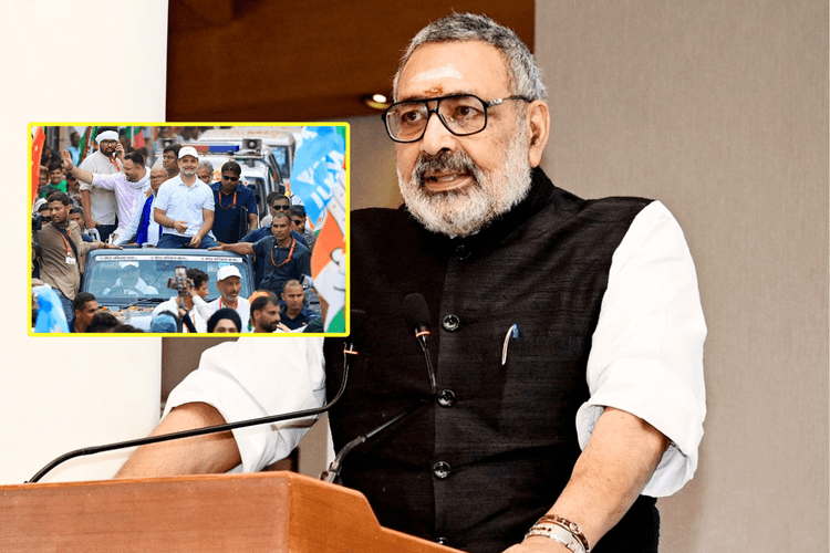 Voter Adhikar Yatra: "जूता-पैजामा पहने मखाना के खेत में कूद गए राहुल गांधी", गिरिराज सिंह ने लालू यादव को भी नहीं छोड़ा