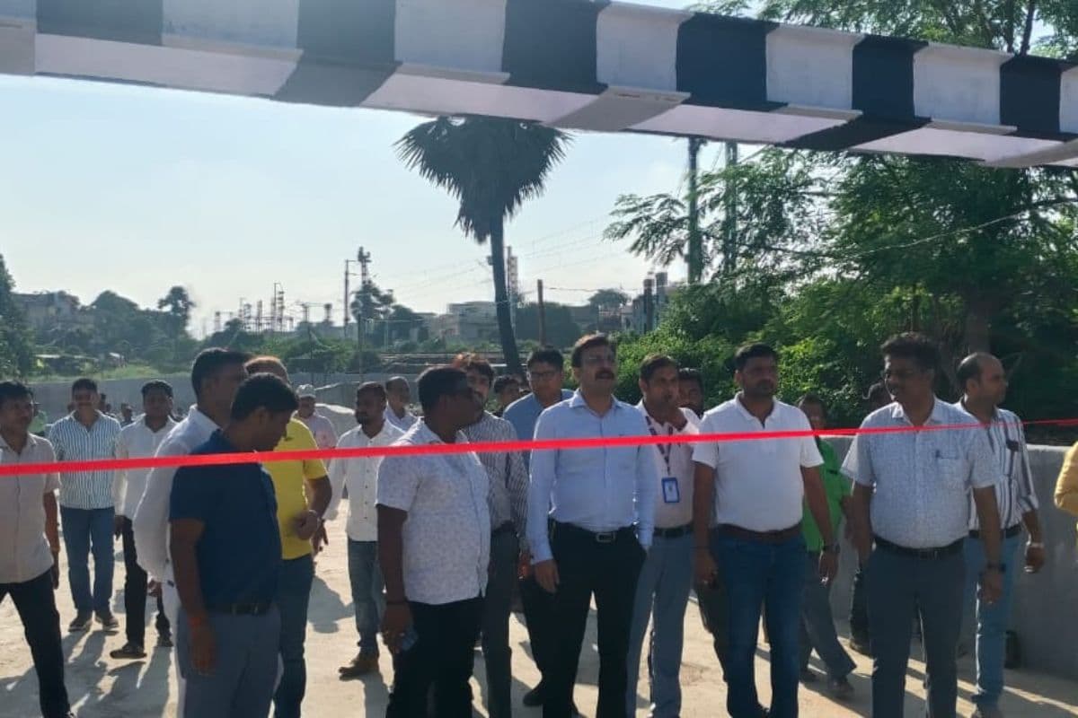 photos of Foundation stone of underpass laid in Patna