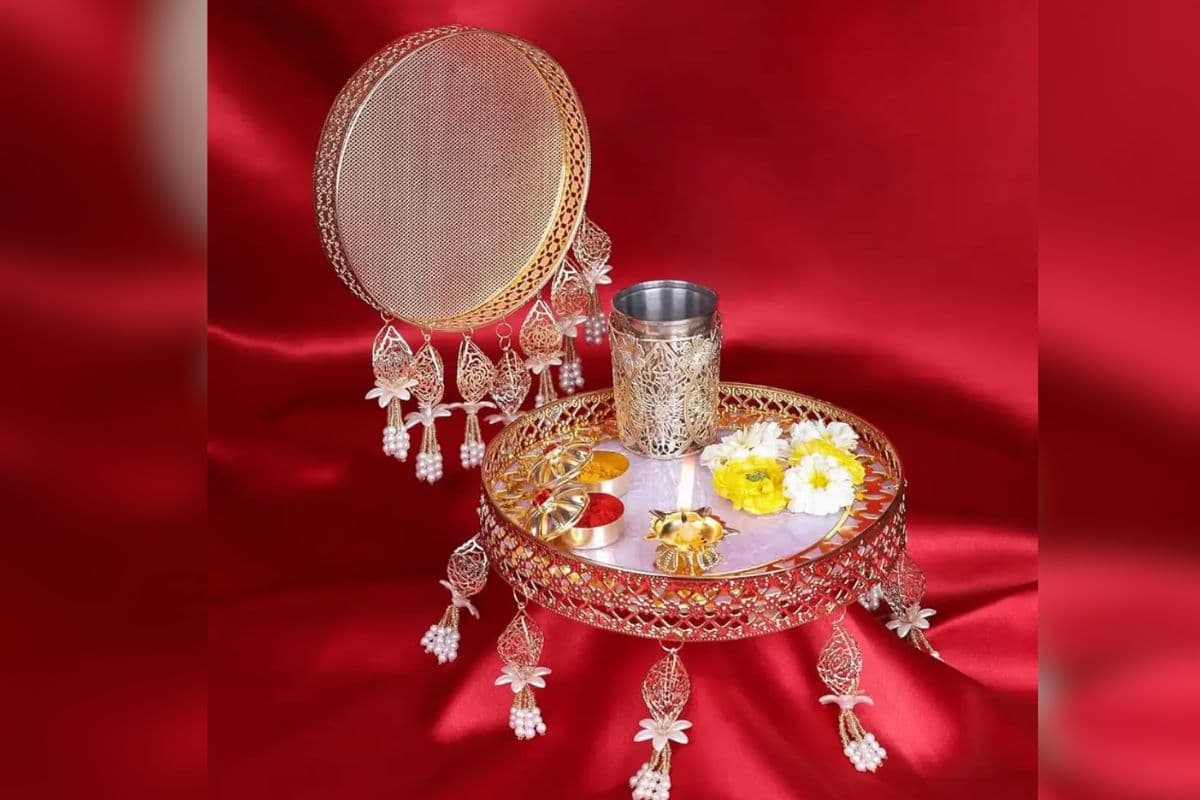 puja thali decoration idea