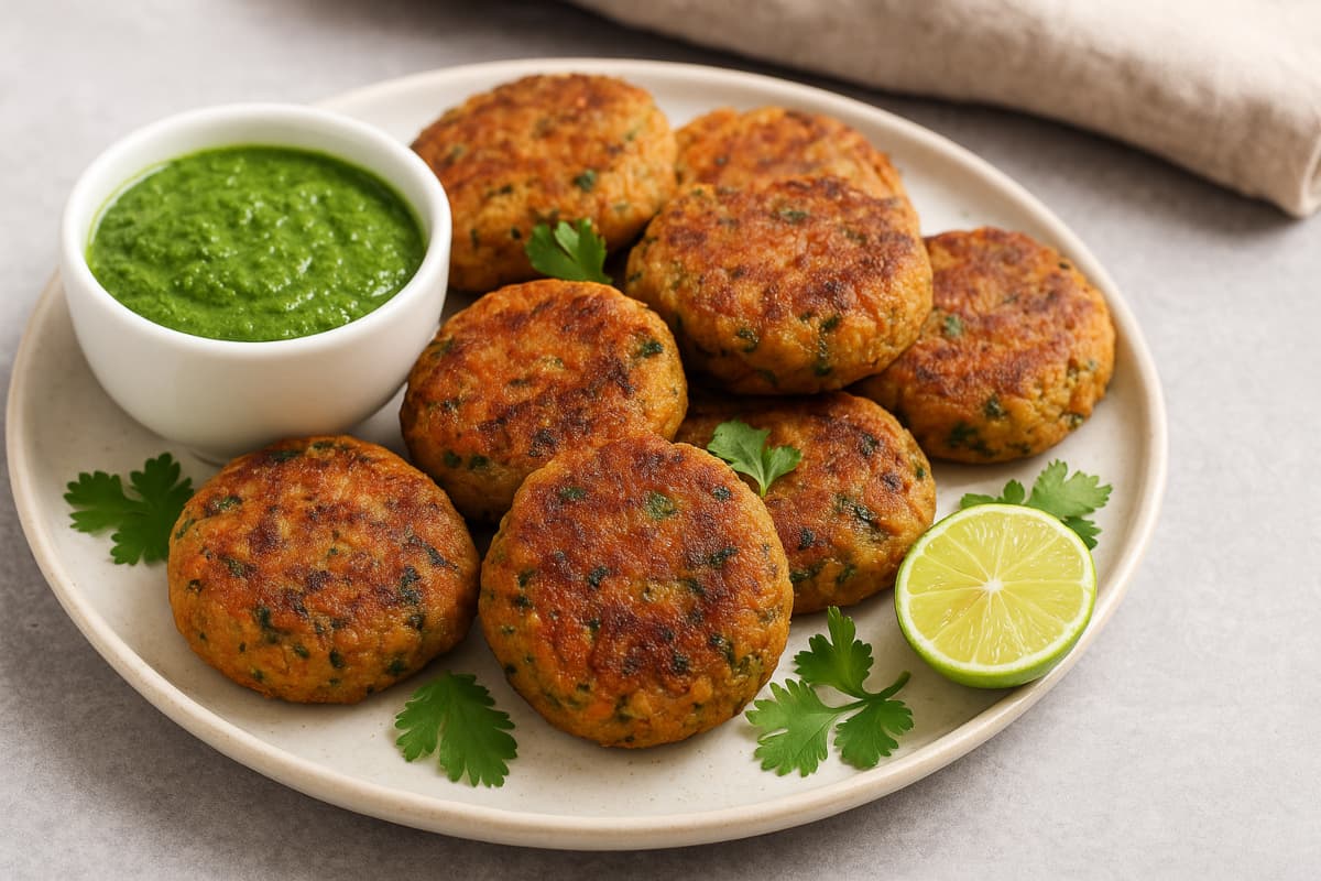 soya oats tikki recipe soya oats tikki recipe