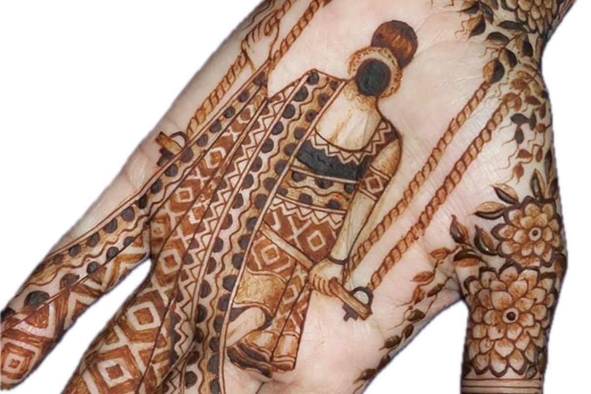 Swing Mehndi Design