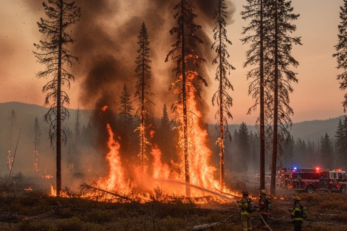14 year old boy sets Forest Fires Portugal reasons shocking / Ai Generated Image 14 year old boy sets Forest Fires Portugal reasons shocking / Ai Generated Image