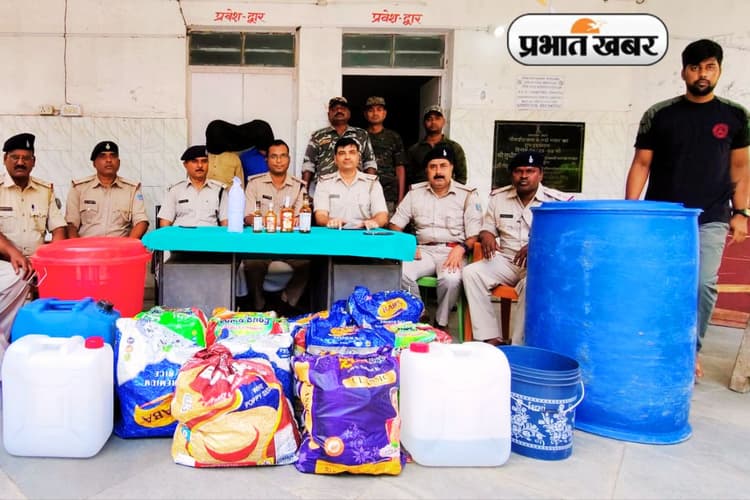 दुर्गा पूजा से पहले झारखंड पुलिस का बड़ा अभियान, नकली शराब फैक्ट्री का भंडाफोड़, 2 गिरफ्तार