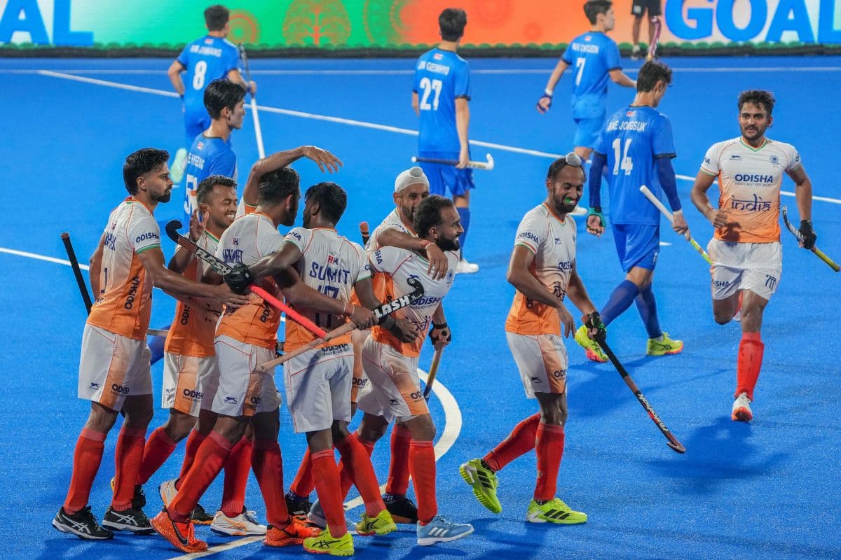 Asia Cup Hockey: Indian Players after win Asia Cup Hockey: Indian Players after win