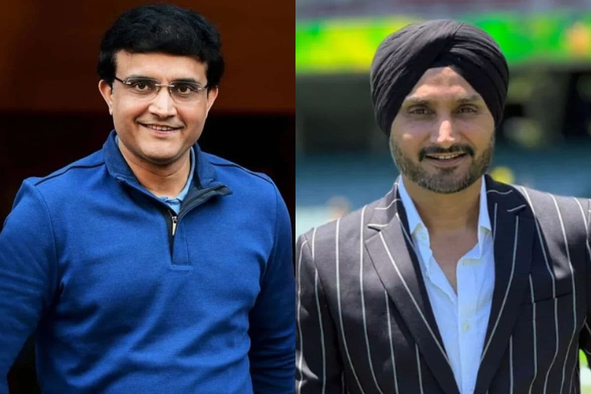 BCCI President: Sourav Ganguly and Harbhajan Singh