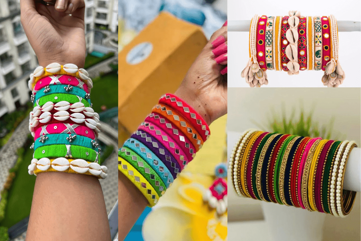 Colorful Bangles for Garba Colorful Bangles for Garba