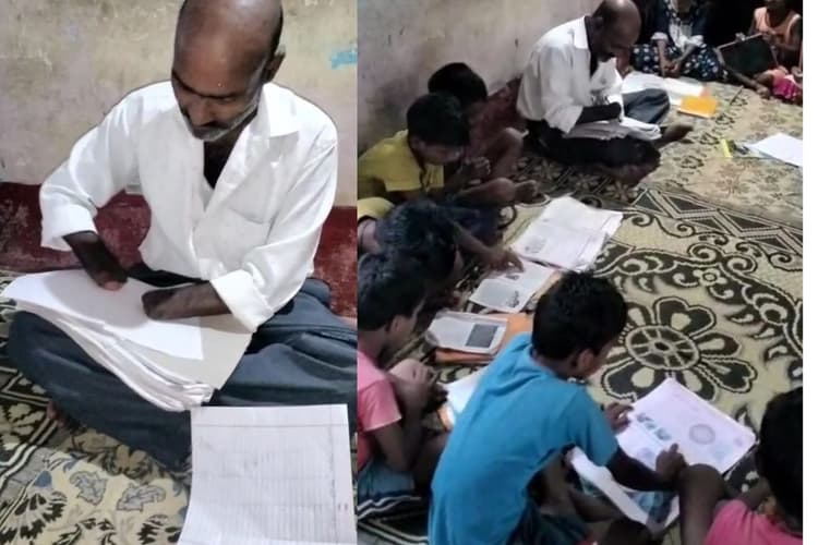 गरीब बच्चों के मसीहा: 33 साल से बिना हथेली जगा रहे शिक्षा की अलख, कुट्टी मील में कटी थी कलाई