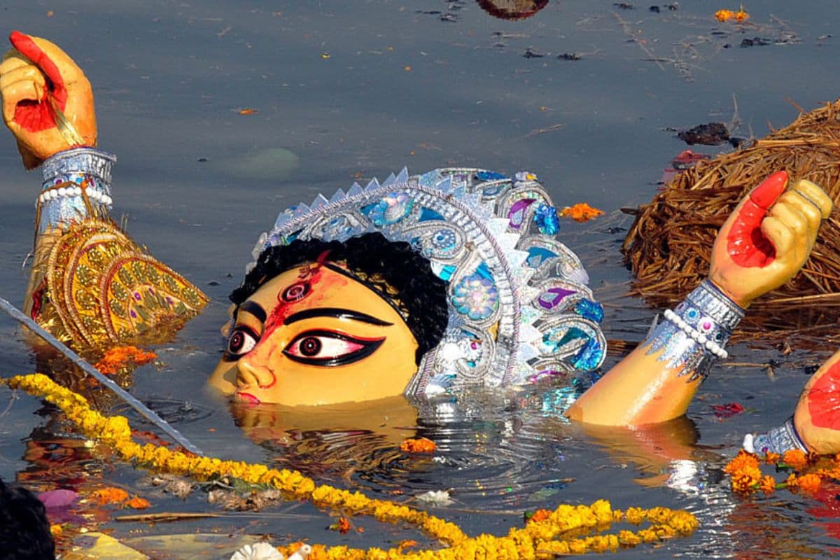 Durga Idol immersion will be done in artificial pond in Patna