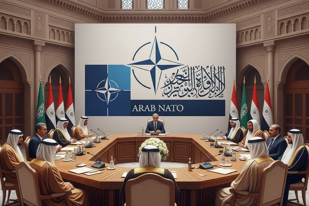 Islamic Arab NATO Formation / Ai Generated Image Islamic Arab NATO Formation / Ai Generated Image