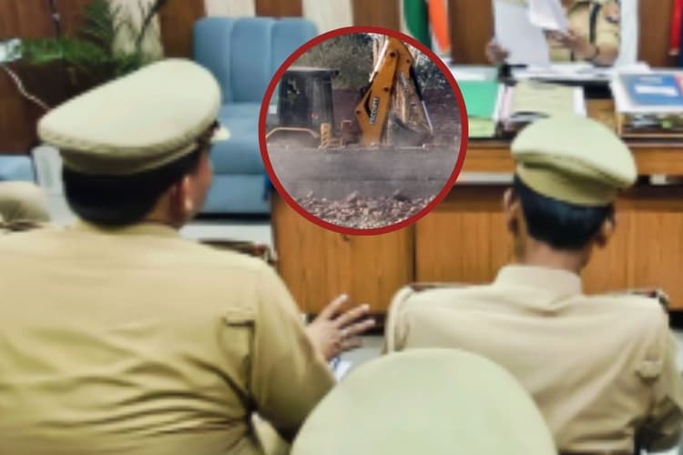 Land Occupation : जमीन हमें बेच दो, वरना बुलडोजर चल जाएगा, पुलिसकर्मियों पर लगा जमीन कब्जाने का आरोप