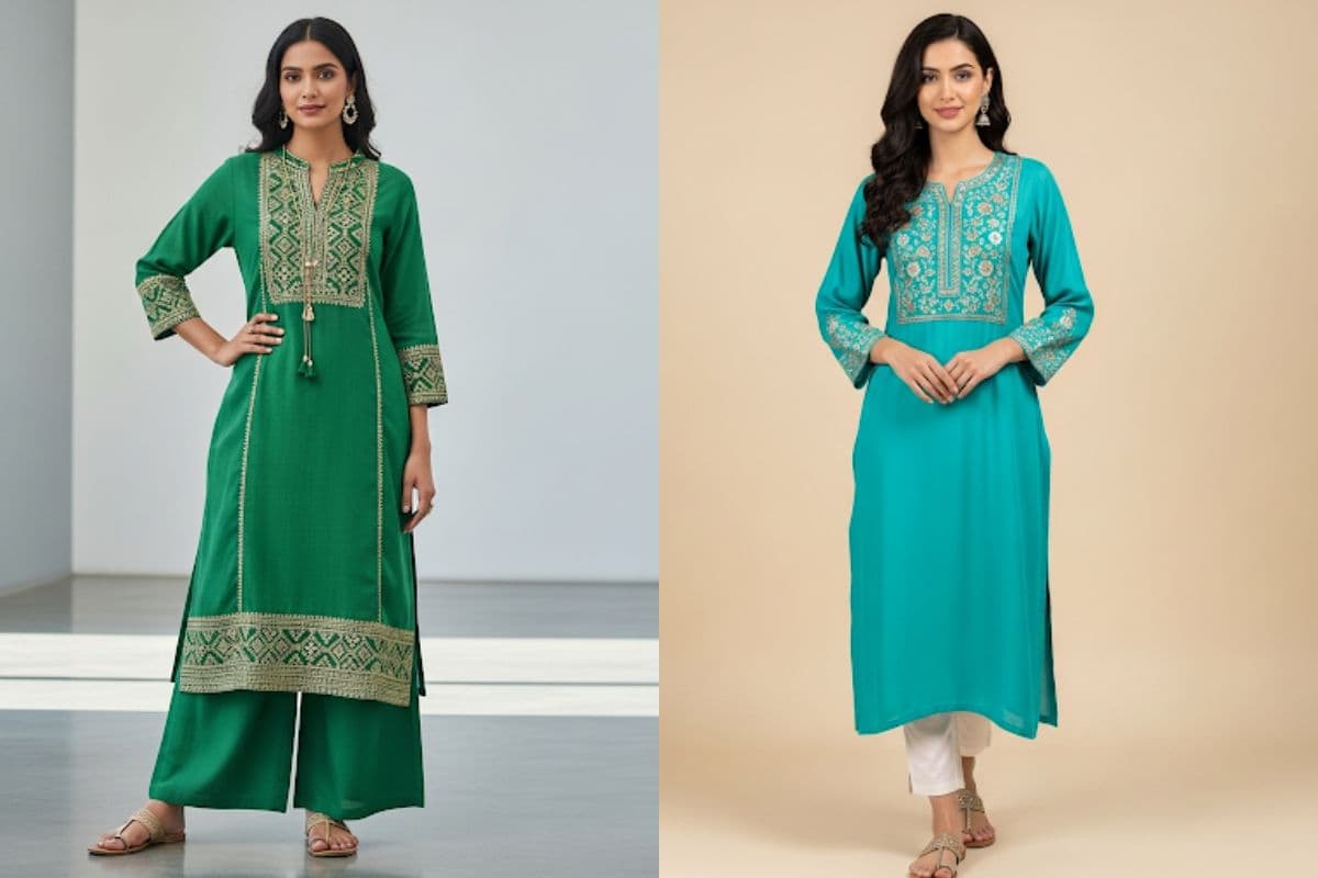 Long Kurti Designs (AI IMAGE)