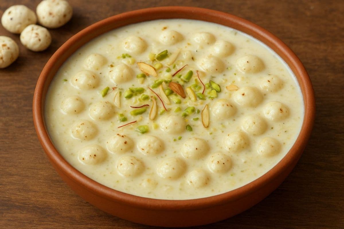 Makhana Kheer Recipe Makhana Kheer Recipe