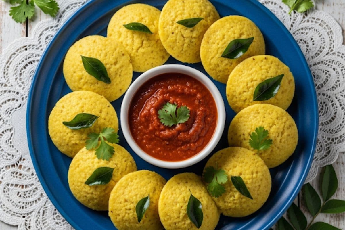 Moong Dal Idli Recipe Moong Dal Idli Recipe