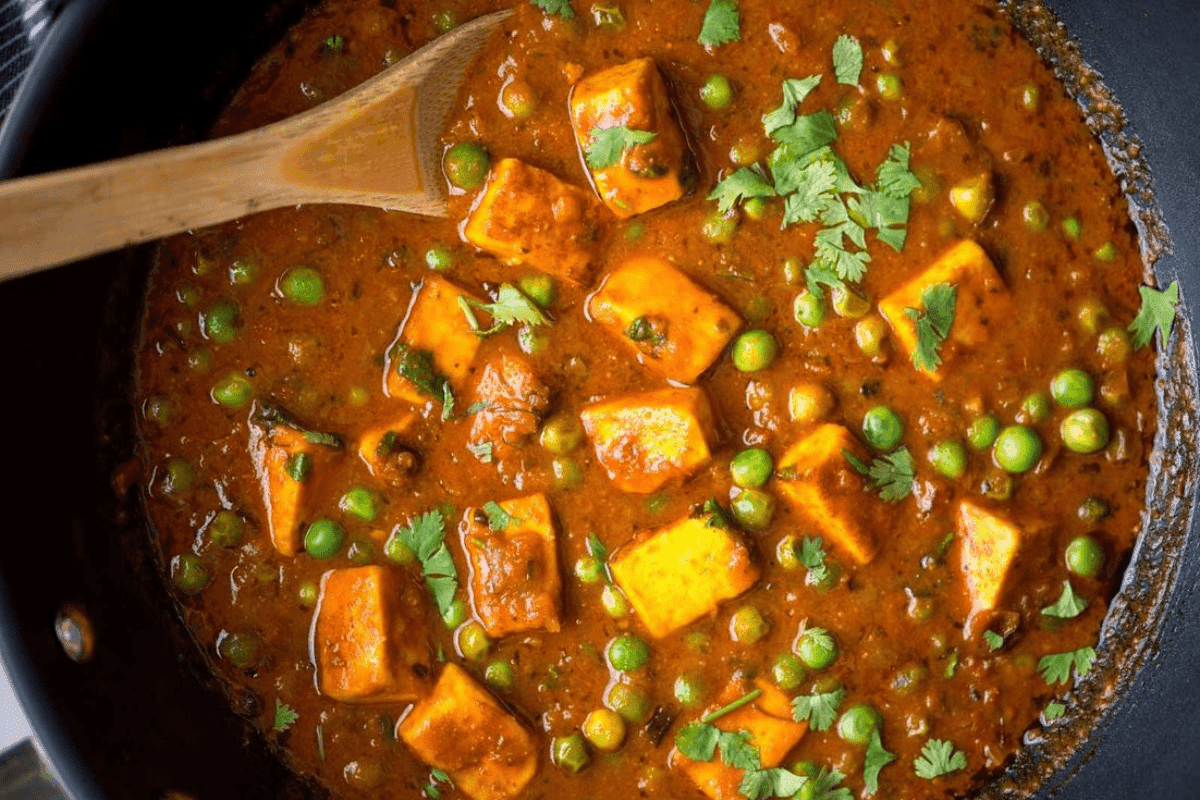 Navratri Matar Paneer Recipe Navratri Matar Paneer Recipe
