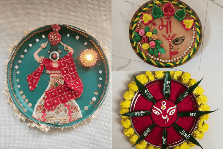 Navratri Thali Decoration and Ideas: नवरात्रि थाली सजाने के लिए अपनाएं ये आसान और क्रिएटिव आइडियाज, माता रानी होंगी प्रसन्न