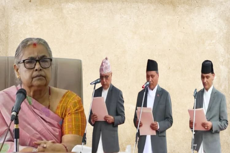 नेपाल की नई सरकार में 3 मंत्रियों ने ली शपथ, प्रधानमंत्री सुशीला कार्की ने किसे सौंपा सबसे ताकतवर मंत्रालय?