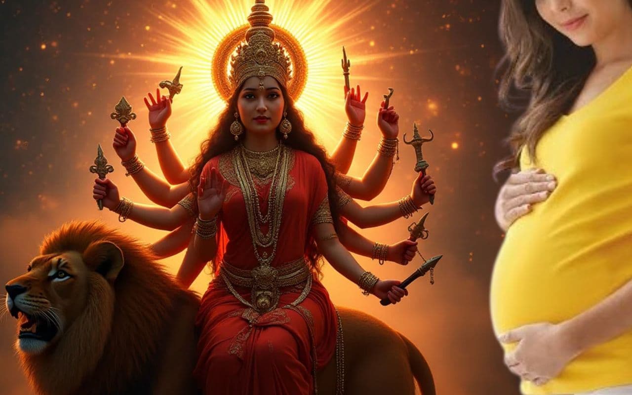 Shardiya Navatri 2025 Day 5 special blessing pregnant women Shardiya Navatri 2025 Day 5 special blessing pregnant women