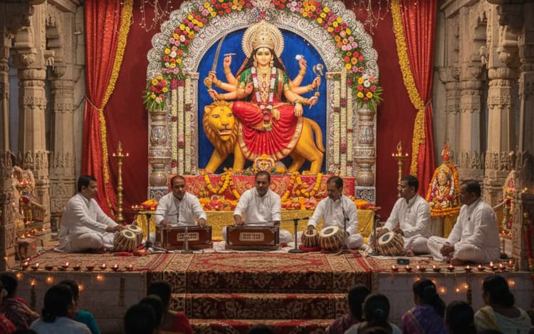 Shardiya Navratri 2025 Maa Durga Bhajan: प्यार सजा है तेरा द्वार भवानी… नवरात्रि पर गूंजेंगे माता रानी के ये मधुर भजन