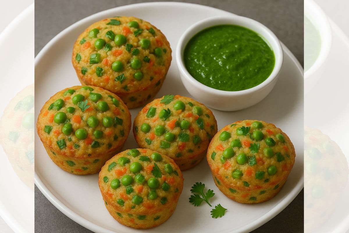 Suji Veg Muffins Recipe Suji Veg Muffins Recipe