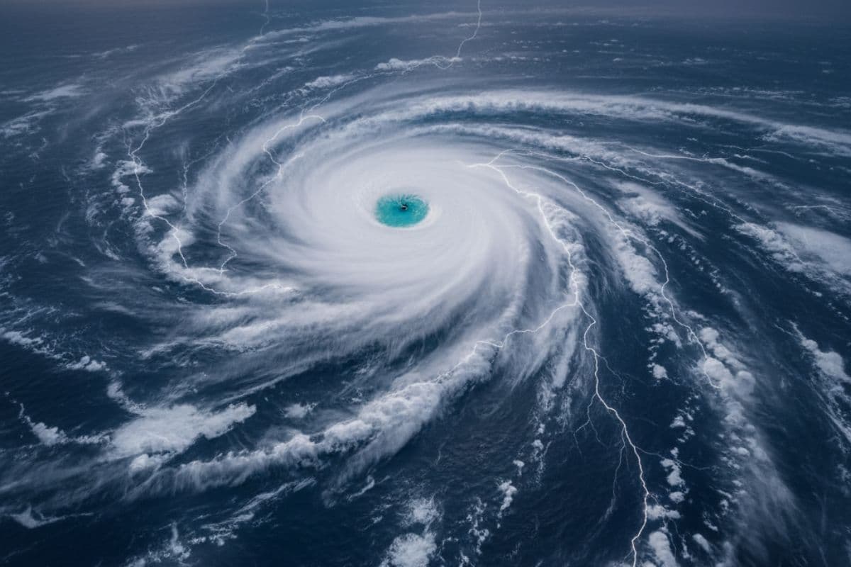 Super Typhoon Ragasa hong kong china alert / Ai Genrated Image