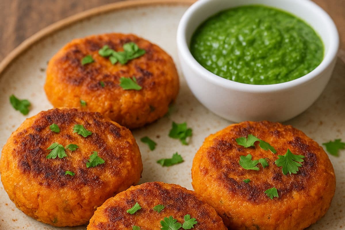 Sweet Potato Tikki Sweet Potato Tikki