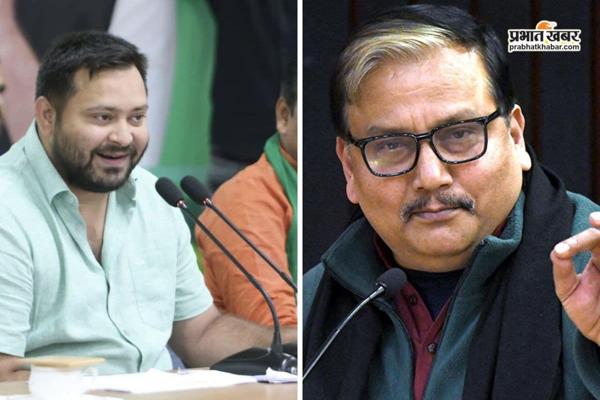 Tejashwi Yadav and Manoj Jha on Bihar Congress AI Video