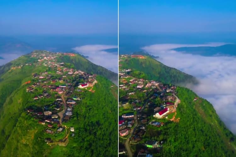 Viral Video: पहाड़ और बादलों पर बसा है ये जन्नत जैसा गांव, आनंद महिंद्रा ने शेयर की वीडियो, जानें यहां कैसे पहुंचे