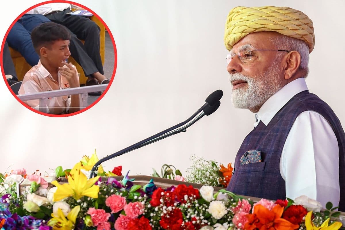 Watch Video: PM मोदी की सभा में अचानक फूट-फूटकर रोने लगा बच्चा, वीडियो देख हो जाएंगे भावुक