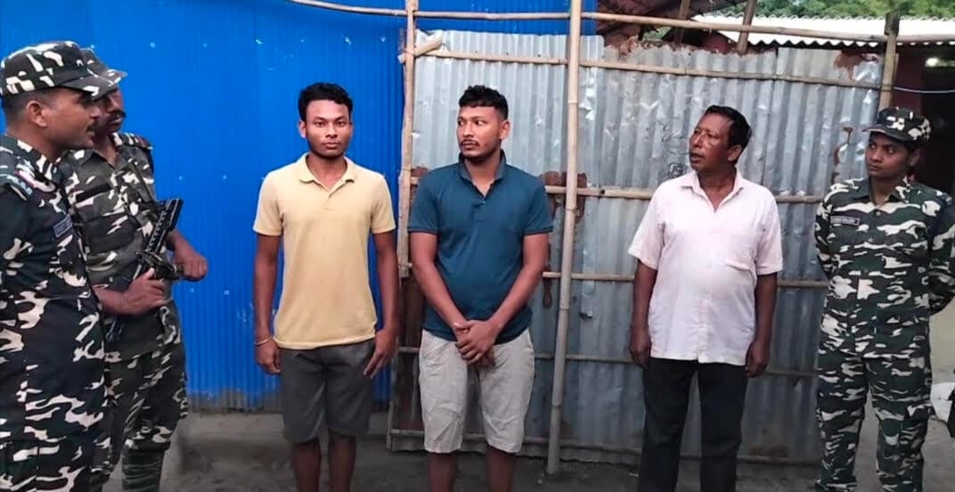 तीन बांग्लादेशी नागरिक गिरफ्तार