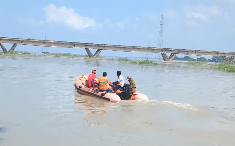 कोसी, गंगा नदी में तलाशी कार्य में दूसरे दिन भी नहीं मिली सफलता