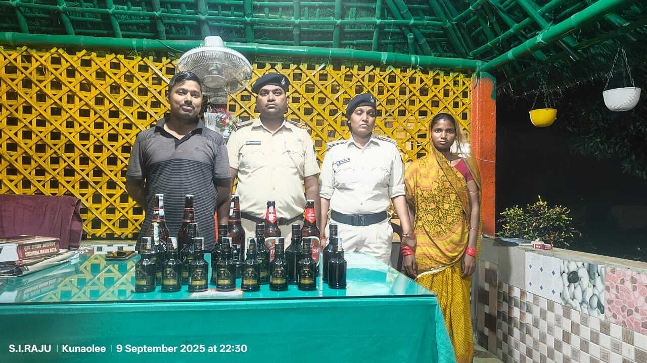 सात लीटर शराब के साथ महिला गिरफ्तार